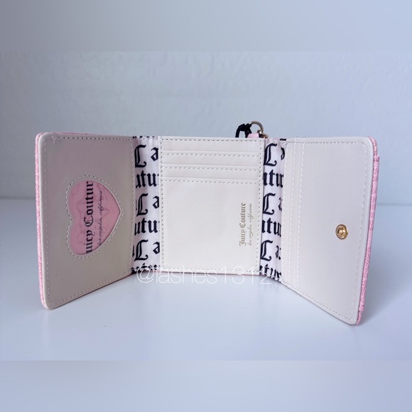 JUICY COUTURE Bag East Side West Side Satchel & Wallet Set - Pink Macaroon - Picture 8 of 12